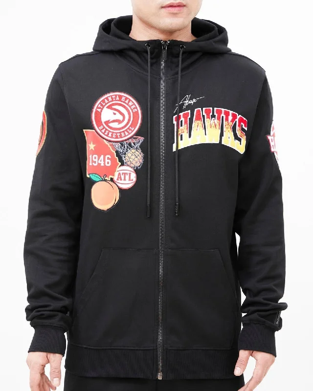 NBA ATLANTA HAWKS HOMETOWN FZ HOODIE (BLACK)