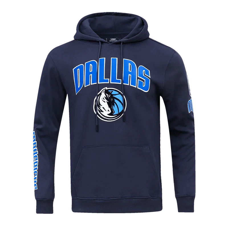 NBA DALLAS MAVERICKS CLASSIC MEN'S PO HOODIE (MIDNIGHT NAVY)