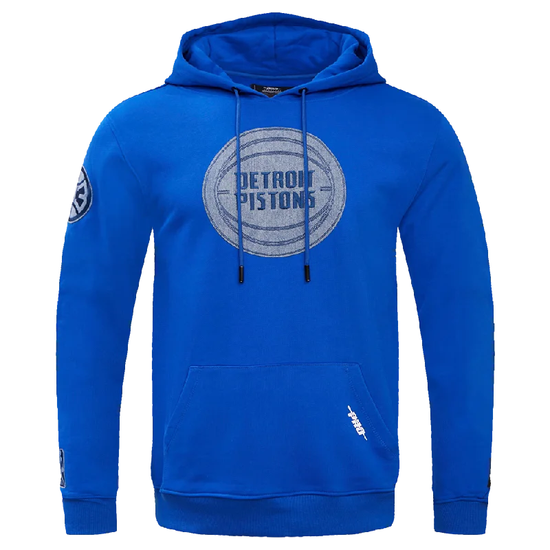 NBA DETROIT PISTONS VARSITY BLUES MEN'S PO HOODIE (ROYAL BLUE)