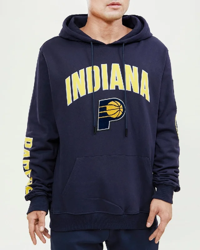 NBA INDIANA PACERS CLASSIC MEN'S PO HOODIE (MIDNIGHT NAVY)