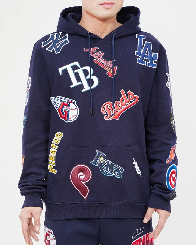 MLB PRO LEAGUE MEN'S PO HOODIE (MIDNIGHT NAVY)