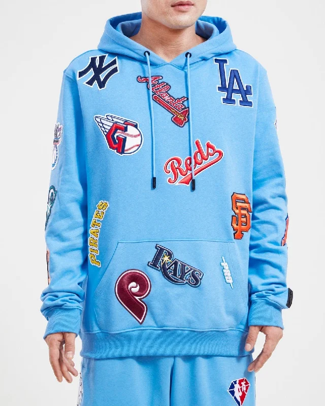 MLB PRO LEAGUE MEN'S PO HOODIE (UNIVERSITY BLUE)