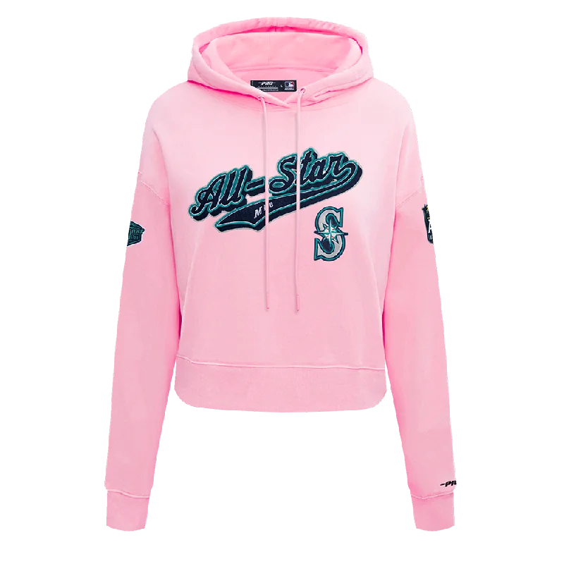 MLB ALL STAR 2023 WOMEN'S CROPPED PO HOODIE (PINK)