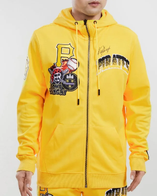 MLB PITTSBURGH PIRATES HOMETOWN MEN'S FZ PO HOODIE (YELLOW)