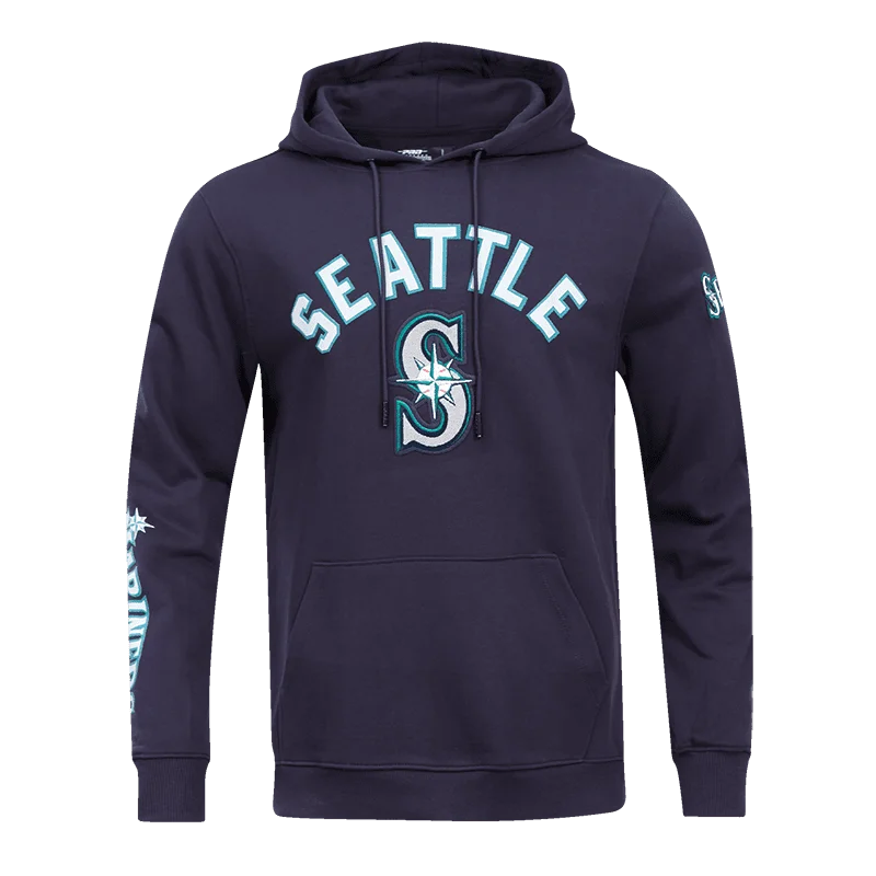 MLB SEATTLE MARINERS CLASSIC MEN'S PO HOODIE (MIDNIGHT NAVY)