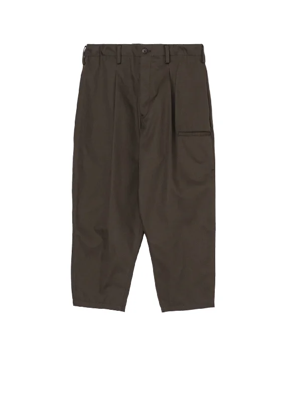 T/C TWILL COIN POCKET SIDE TUCK PANTS