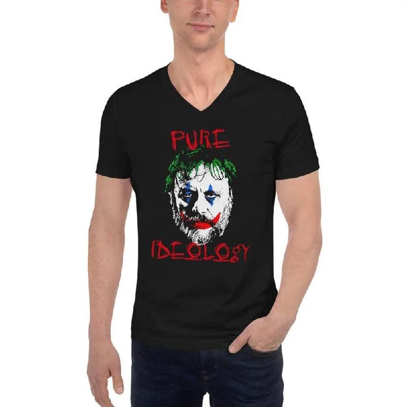 Joker Philosophers - Zizek: Pure Ideology - Unisex V-Neck T-Shirt