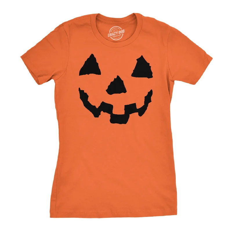 Pumpkin Face Women's T Shirt