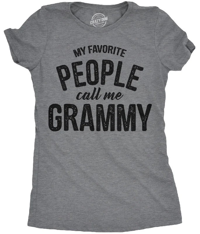 My Favorite People Call Me Grammy Women's T Shirt