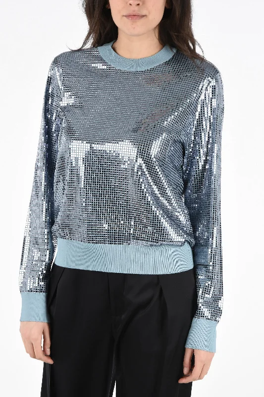 Bottega Veneta Sequined Crewneck Sweater