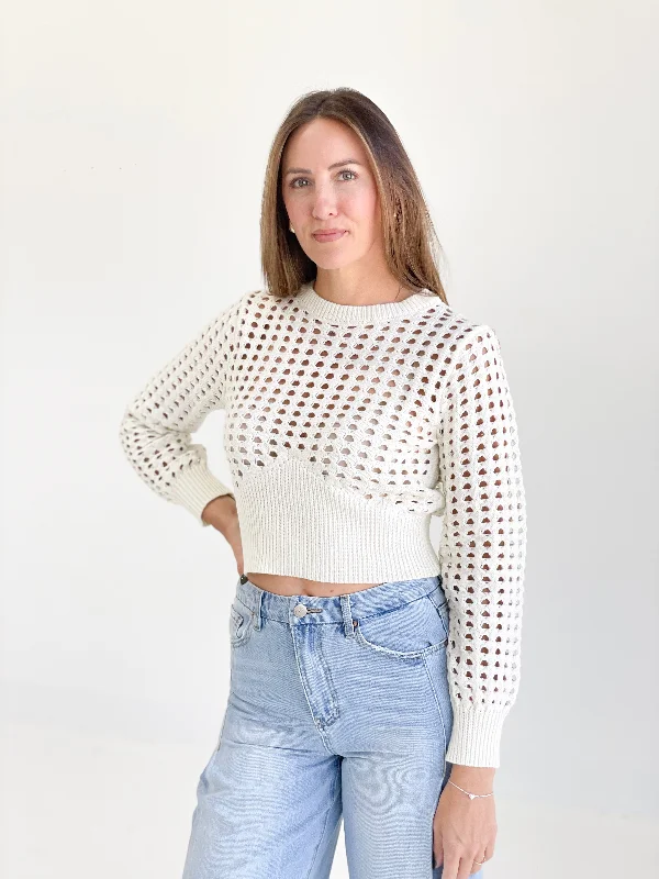 Point Across Sweater