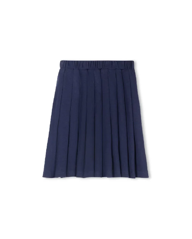 Emily - Sweatshirt Pleated Skirt