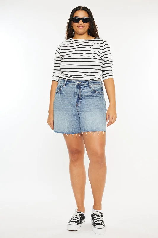 June High Rise Shorts (Plus Size)