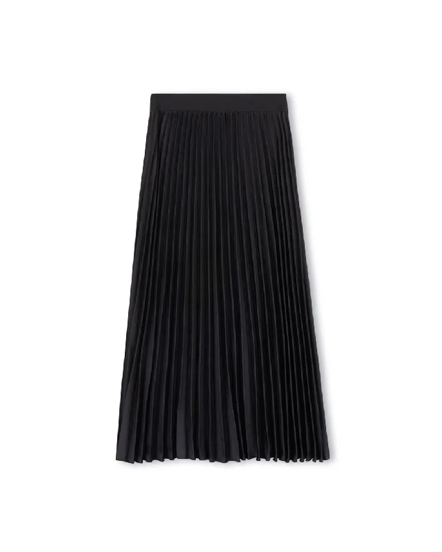 Silky Pleated Skirt