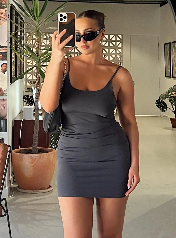 Geary Mini Dress Grey