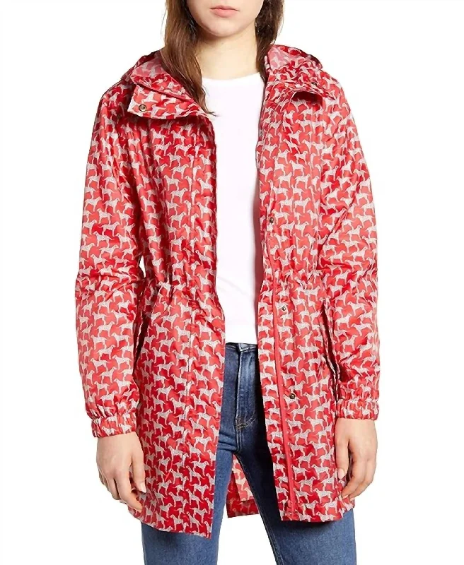 Golightly Jacket In Red Dogs