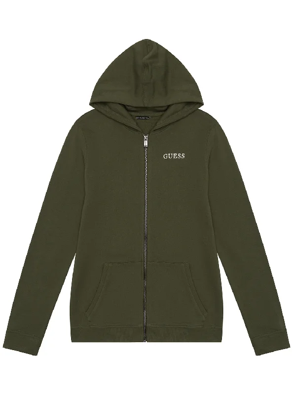 Green Hooded Jacket (7-16)