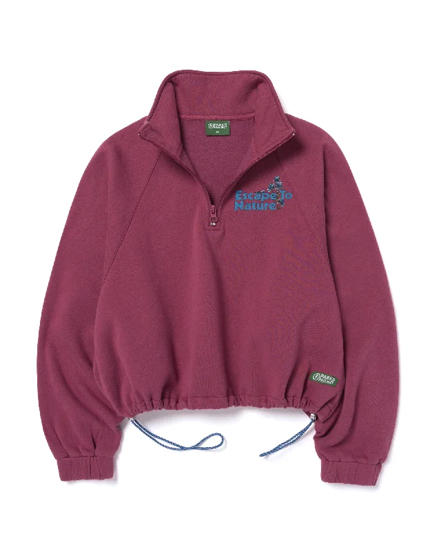 Escape To Nature Fox Women's Quarter Zip Fleece