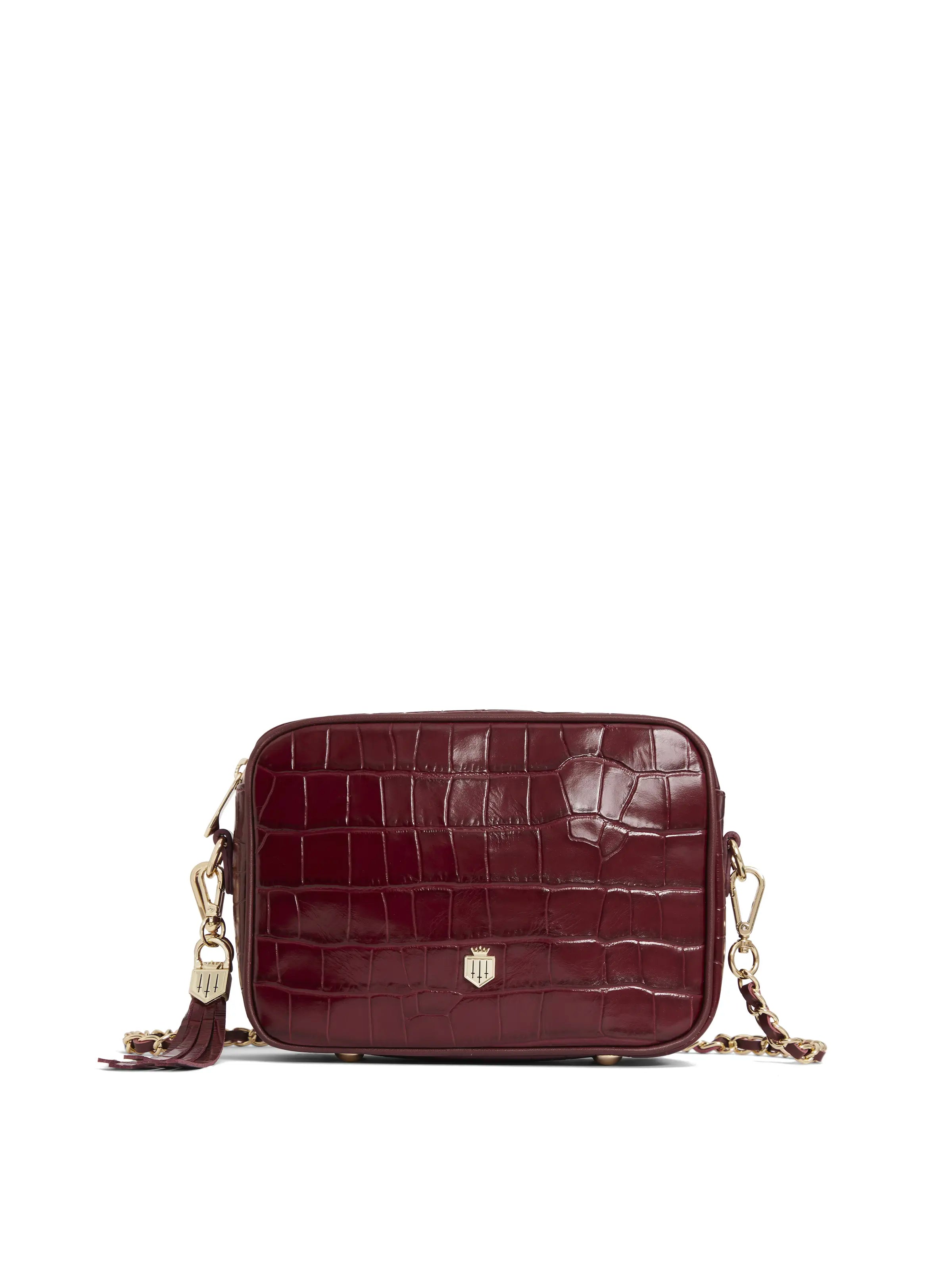 Finsbury - Ruby Croc Print